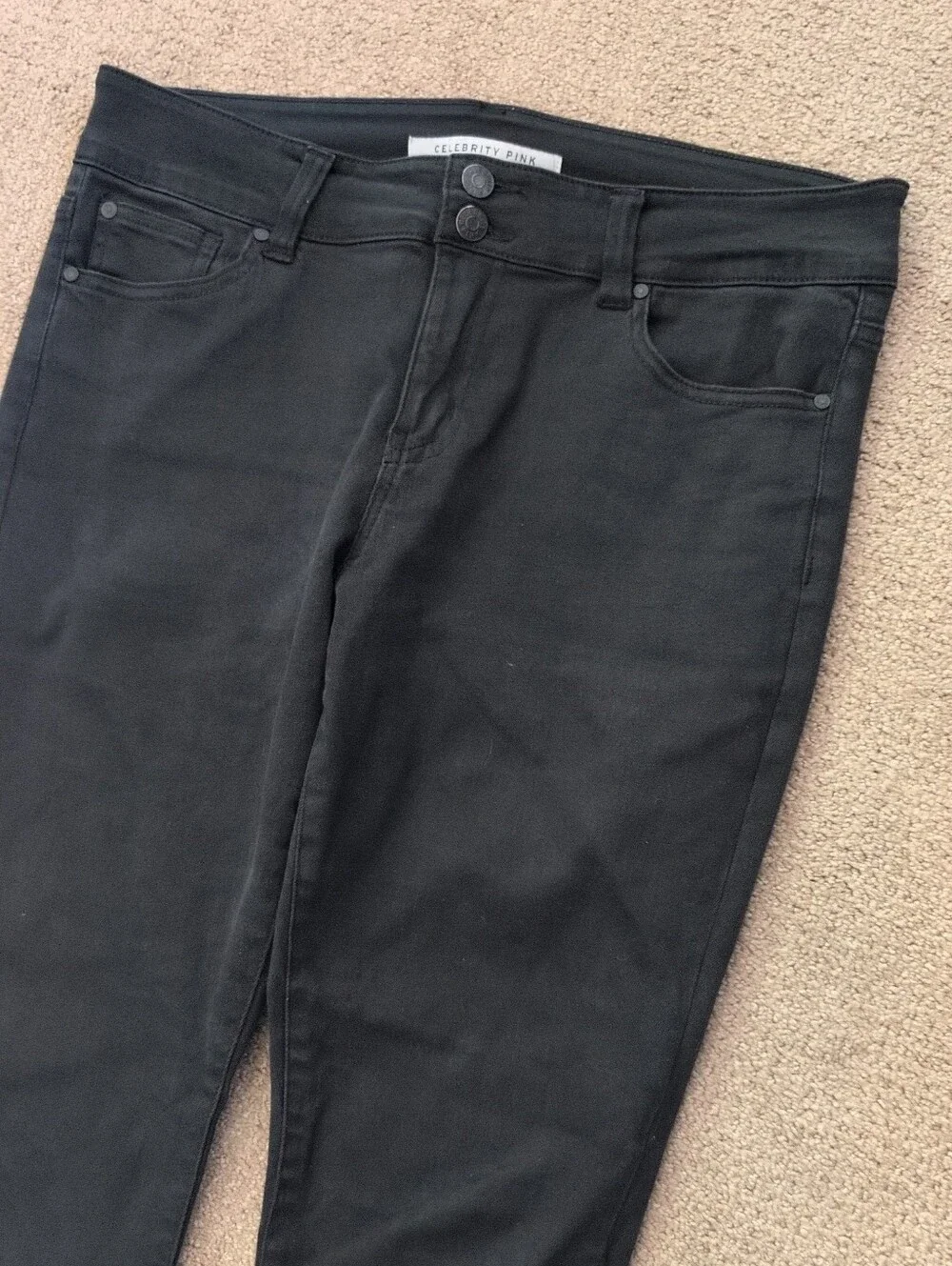 Celebrity Pink Junior Mid Rise Skinny Jeans/ Denim - Picture 3 of 8